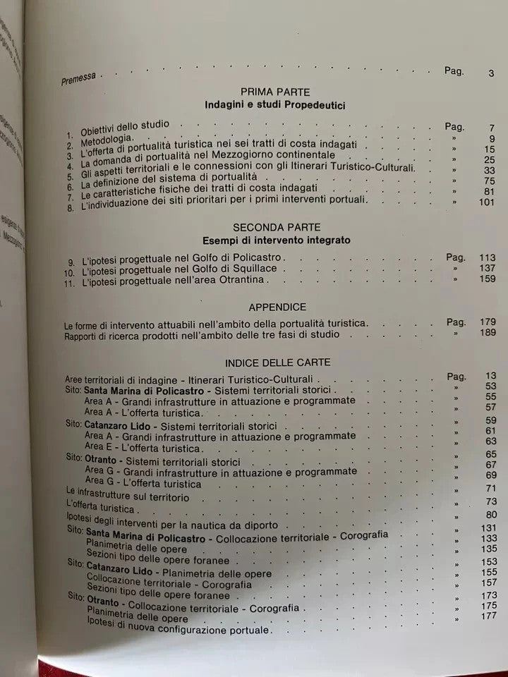 INGEGNERIA PORTUALITA' E SVILUPPO DEL TERRITORIO ESEMPI DI INTERVENTO INSUD 1988