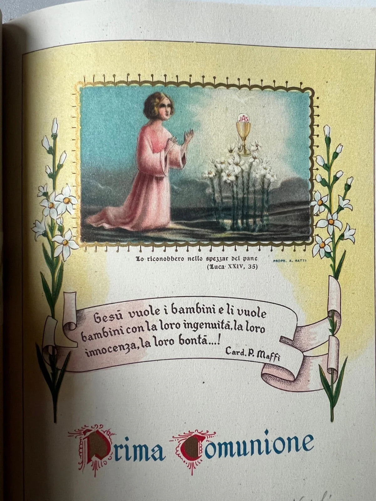 L'Armonia della Vita libro famiglia illustrato Bambini Santi 1947 Editr. Ancora