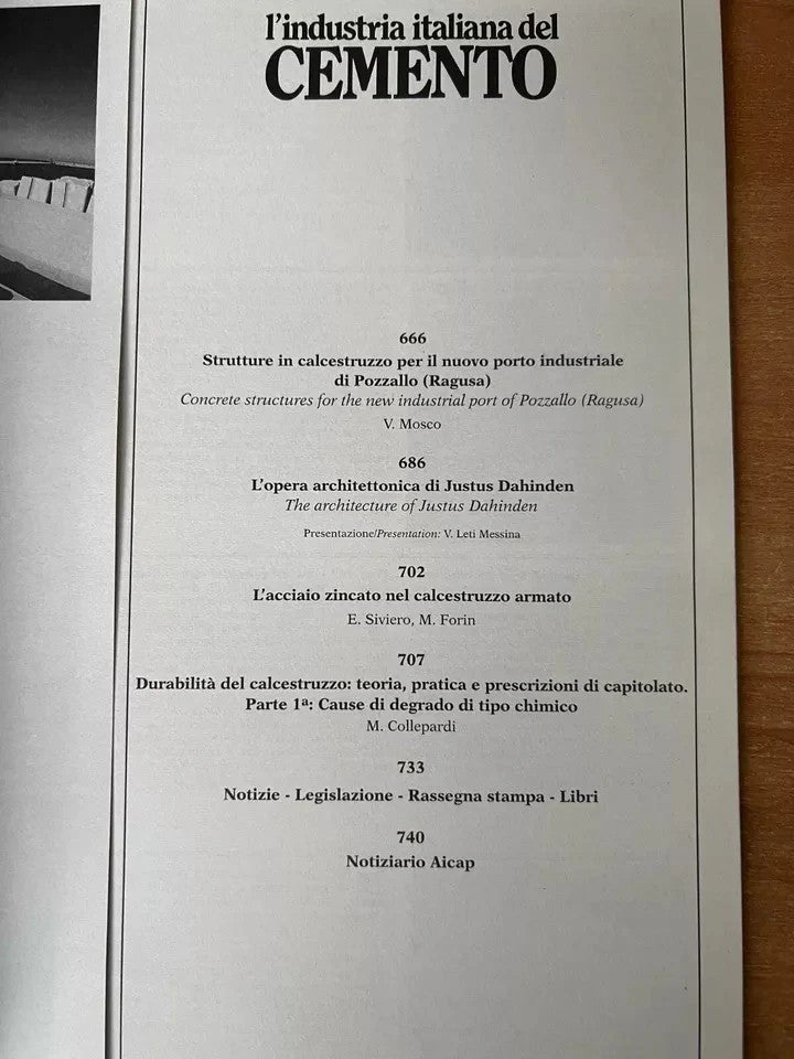 INGEGNERIA RIVISTA L'INDUSTRIA ITALIANA DEL CEMENTO N. 671 NOVEMBRE 1992