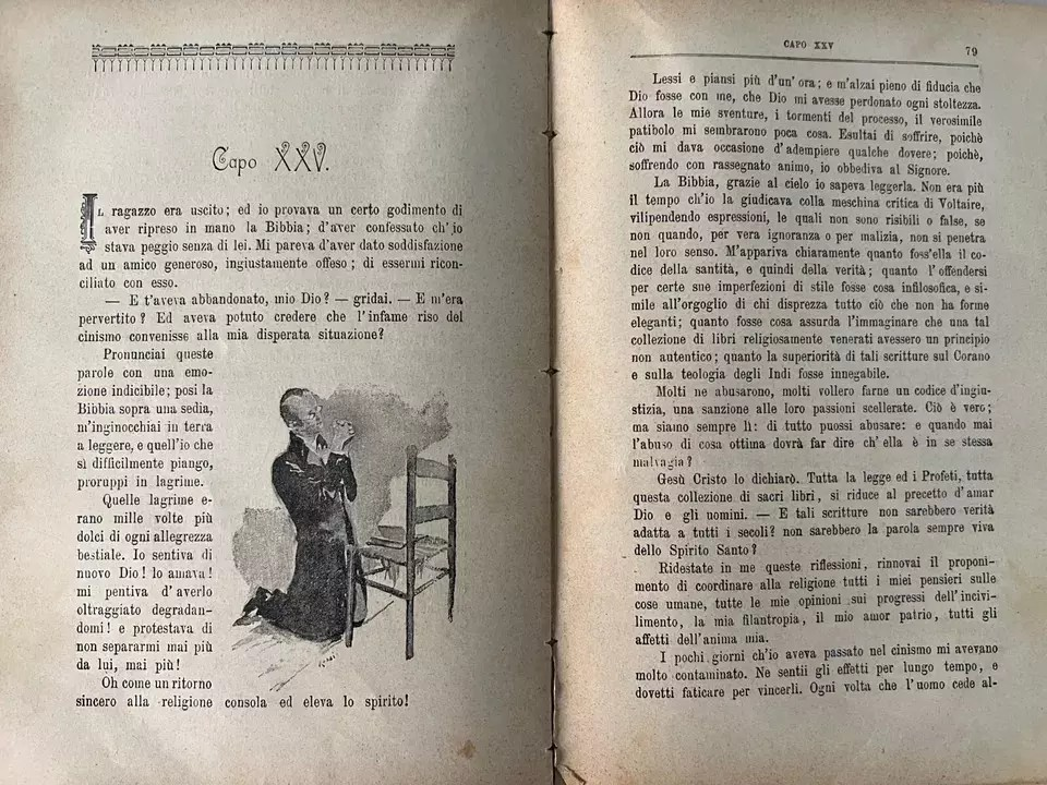 SILVIO PELLICO LE MIE PRIGIONI CON 50 ILUSTRAZIONI DI A. ROSSI PARAVIA 1914