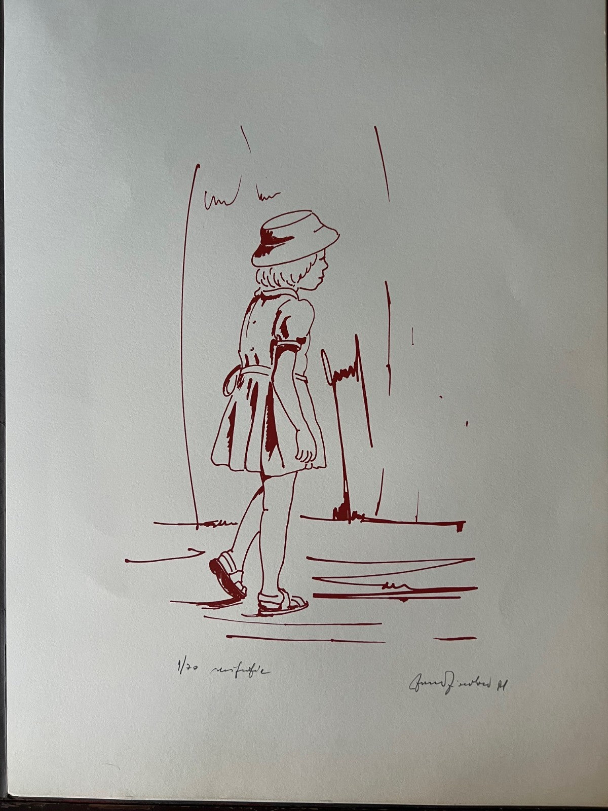TORRE ANNUNZIATA OMAGGIO A PASQUALE VITIELLO 1971 5 SERIGRAFIE cm 70 X 50