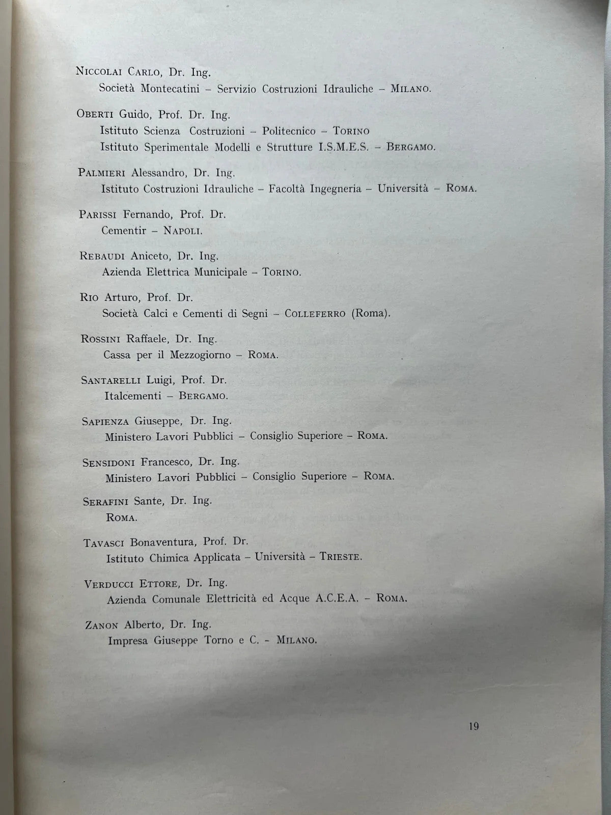 INGEGNERIA COMMISSIONE INTERNAZIONALE GRANDI DIGHE CONGRESSO INTERNAZIONALE 1961
