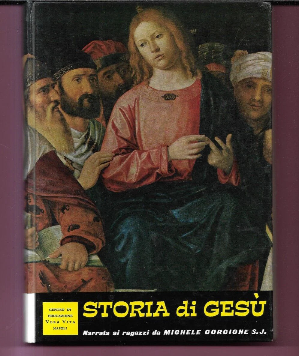 M. CORCIONE STORIA DI GESU' NARRATA AI RAGAZZI 1964 VERA VITA CON COFANETTO