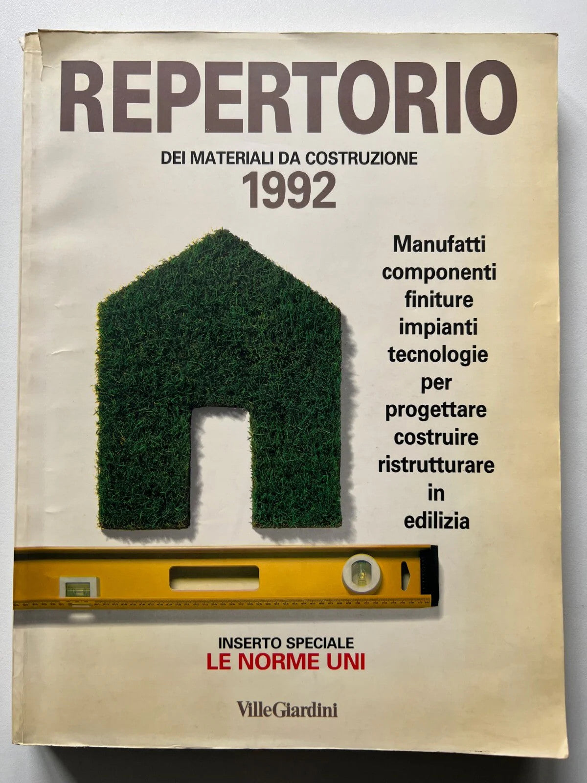 REPERTORIO DEI MATERIALI DA COSTRUZIONE 1992 VILLE GIARDINI ELEMOND PERIODICI
