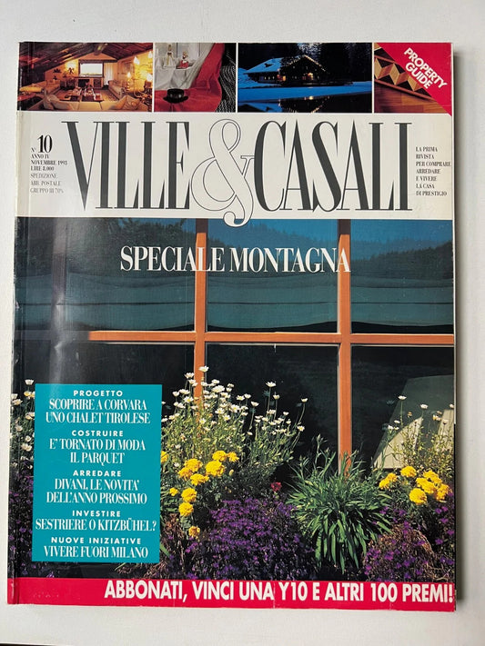 VILLE E CASALI SPECIALE MONTAGNA N. 10 NOVEMBRE 1993