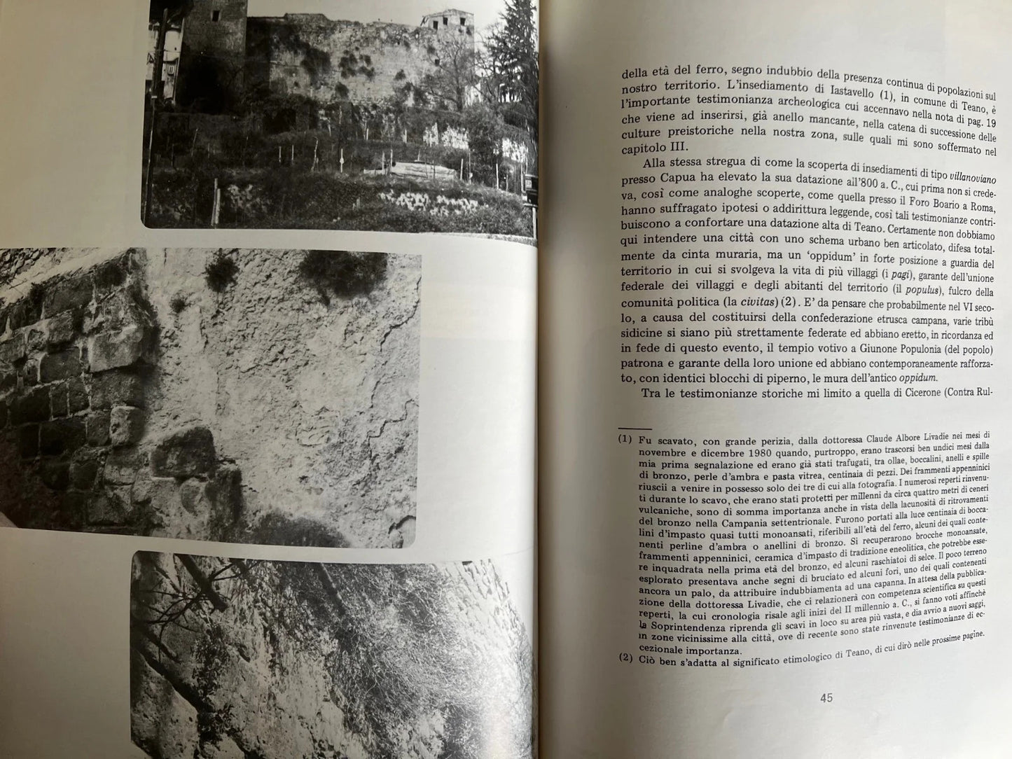 TEANO di Claudio Cipriano, 1982, Tipo Lito Saccone STORIA LOCALE, ARCHEOLOGIA