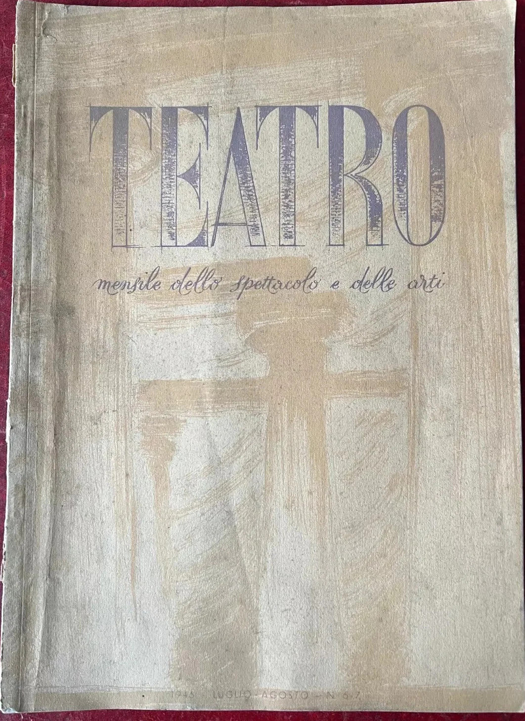 TEATRO RIVISTA DELLO SPETTACOLO E DELLE ARTI 1946 N° 6 - 7 PINOCCHIO CINEMA VENE