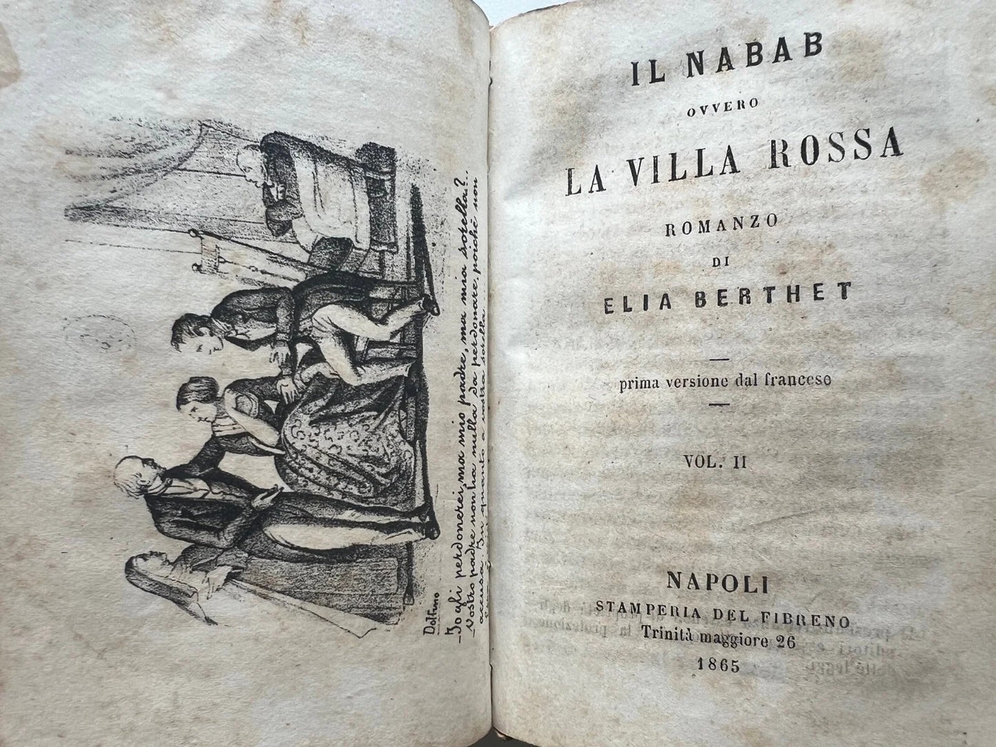 RARO NAPOLI 1865 IL NABAB - L'OREFICE INSANGUINATO - IN DIFESA DEL VATICANO