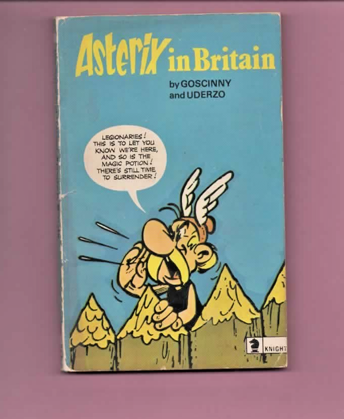 ASTERIX IN BRITAIN BY GOSCINNY AND UDERZO 1972 KNIGHT BOOK
