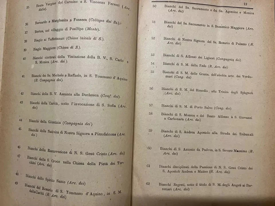 FOGLIO PERIODICO DELLA PREFETTURA DI NAPOLI 1892 ANNATA COMPLETA STORIA LOCALE