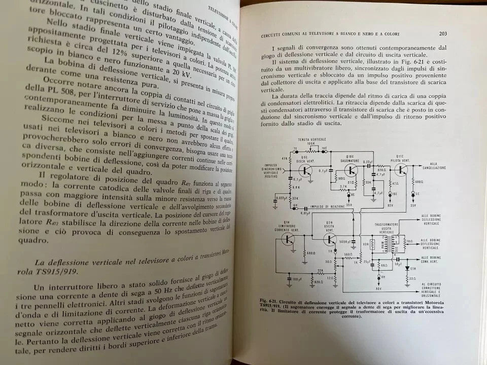 Pratica della Televisione a Colori - 2 Volumi Romano Rosati 1970 ediz. C.E.L.I.
