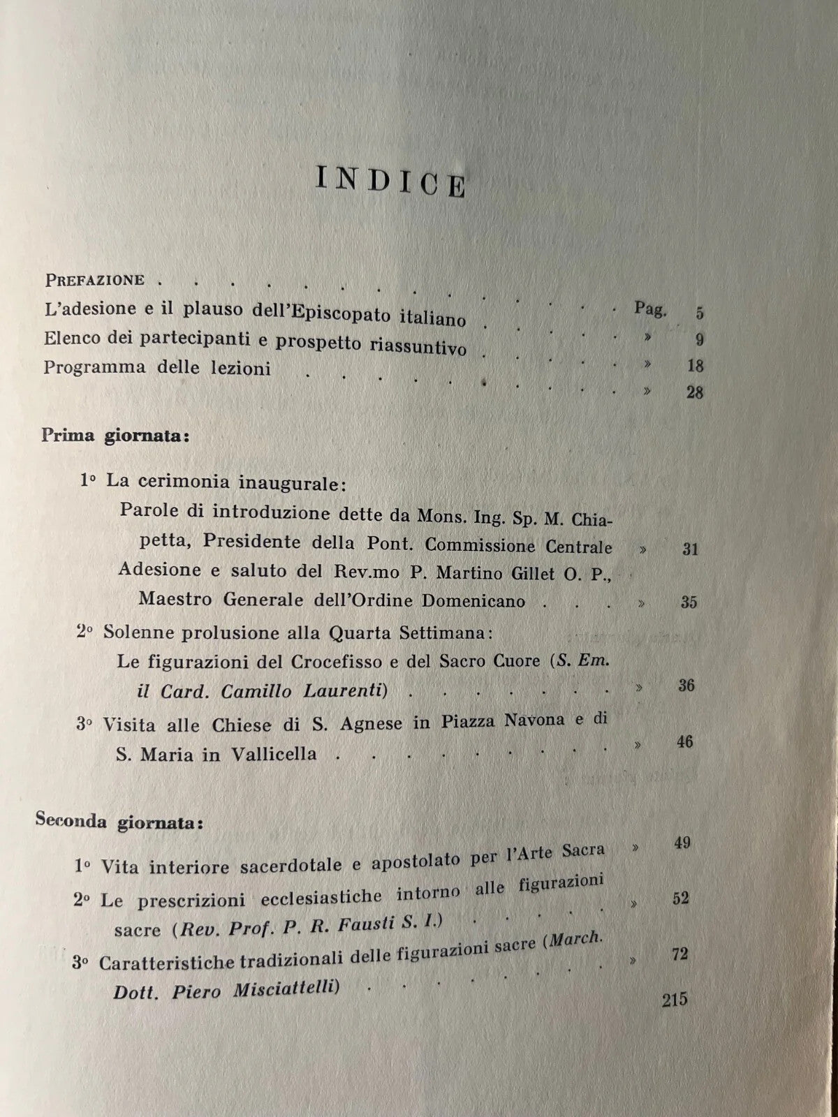 1937 CITTA' DEL VATICANO ARTE SACRA PER IL CLERO PONTIFICIA COMMISSIONE CENTRALE
