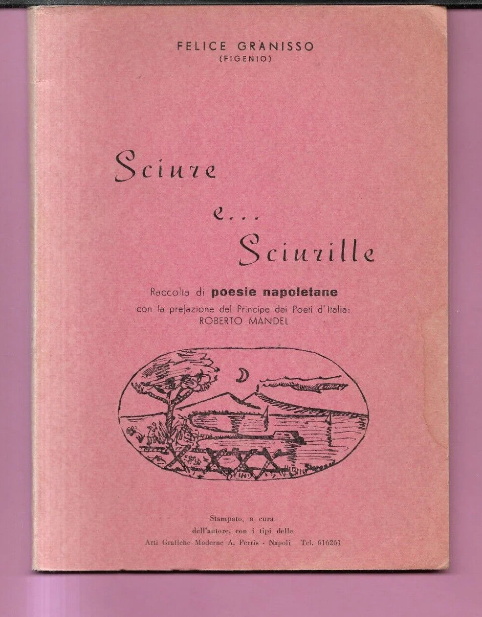 SCIURE E SCIURILLE POESIE NAPOLETANE FELICE GRANISSO ( FIGENIO) 1963 PRIMA EDIZ.