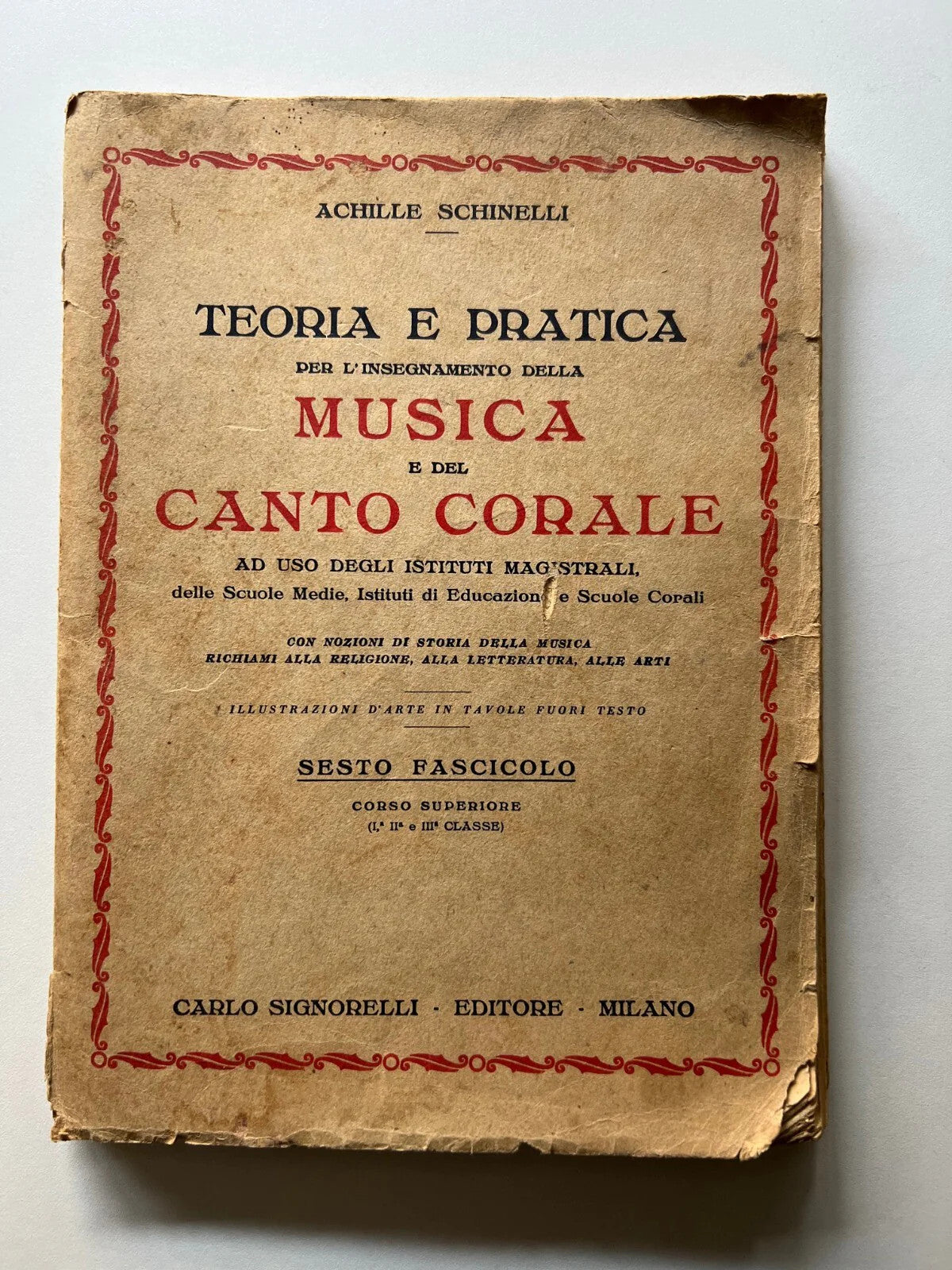 TEORIA E PRATICA PER L'INSEGNAMENTO DELLA MUSICA E DEL CANTO CORALE 6 SCHINELLI
