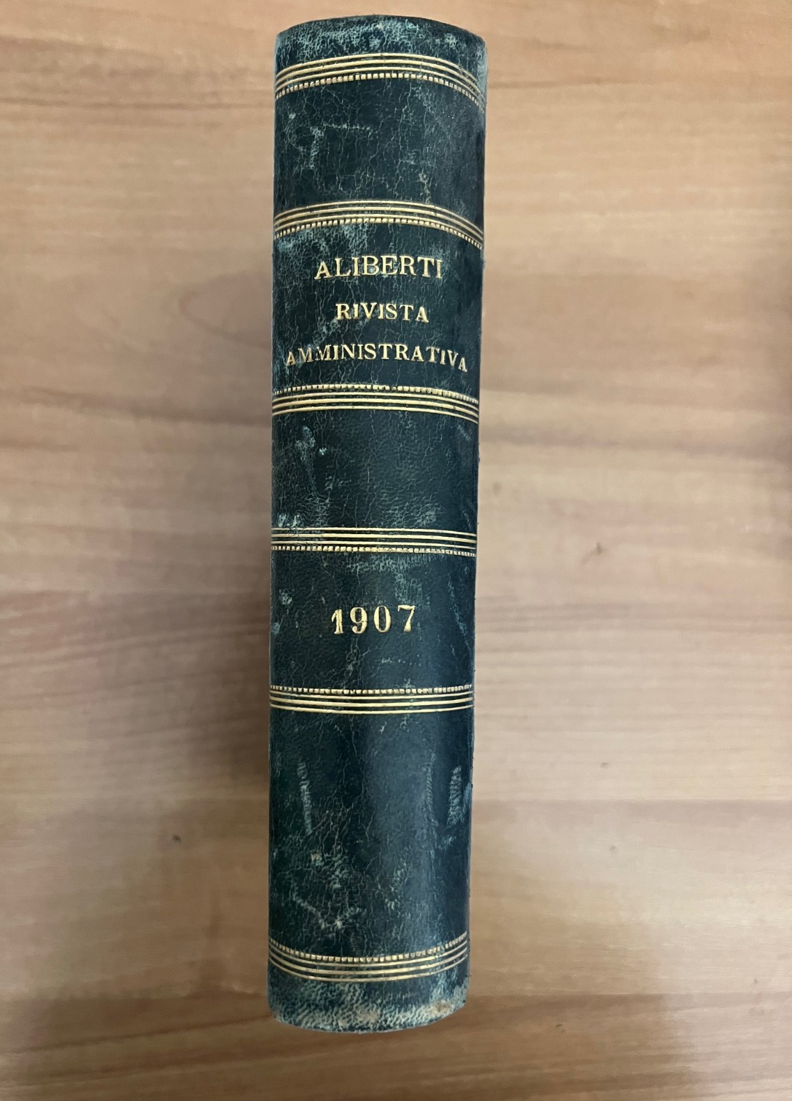 ALIBERTI RIVISTA AMMINISTRATIVA DEL REGNO GIORNALE UFFICIALE 1907 ANNATA COMPL.