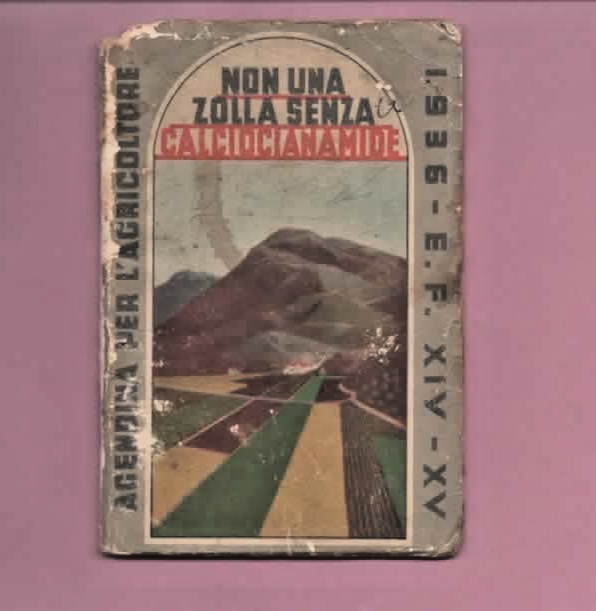 1936 AGENDINA PER L'AGRICOLTORE CALCIOCIANAMIDE