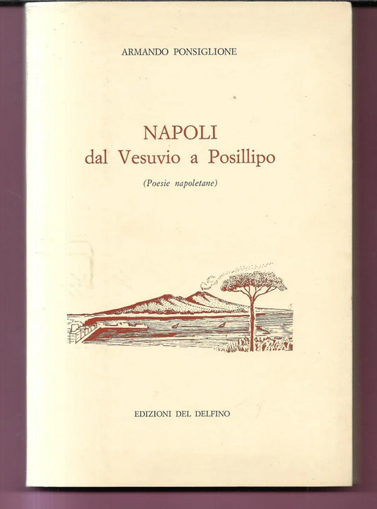 NAPOLI DAL VESUVIO A POSILLIPO ( POESIE NAPOLETANE) ARMANDO PONSIGLIONE 1979 EDI