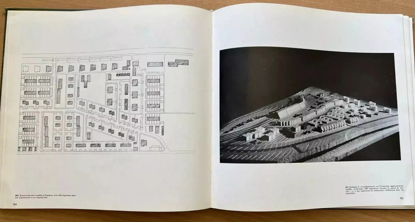 BUDAPEST INDUSTRIALISATION DU BATIMENT CONCEPTION DES PROJETS TECHNIQUES 1969