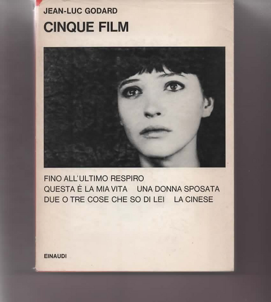 JEAN LUC GODARD CINQUE FILM 1972 EINAUDI PRIMA EDIZIONE
