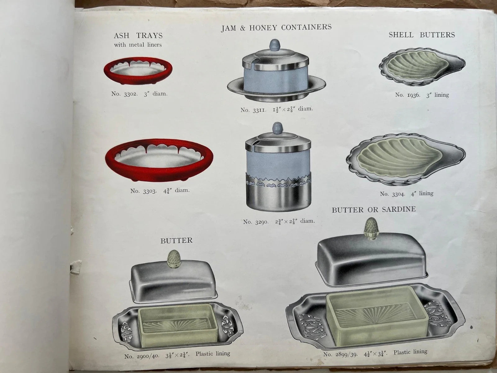 Catalog: Tea Sets, Cigarettes Cases, Brush-Ware, Pierced Goods Birmingham