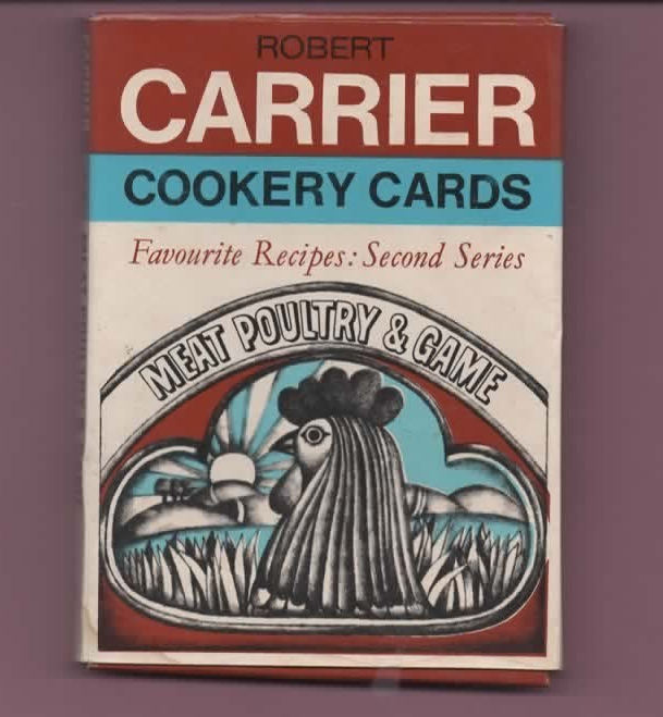 ROBERT CARRIER COOKERY CARDS FAVOURITE RECIPES: SECOND SERIES 1967 RICETTE CUCIN