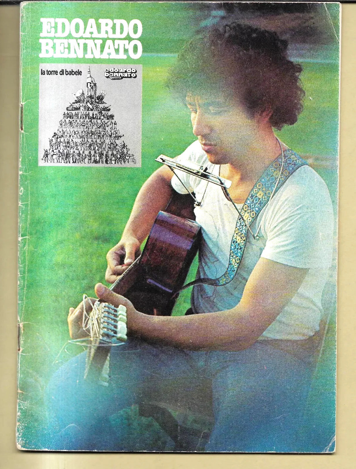 SPARTITO EDOARDO BENNATO LA TORRE DI BABELE MODULO UNO 1976 RARO