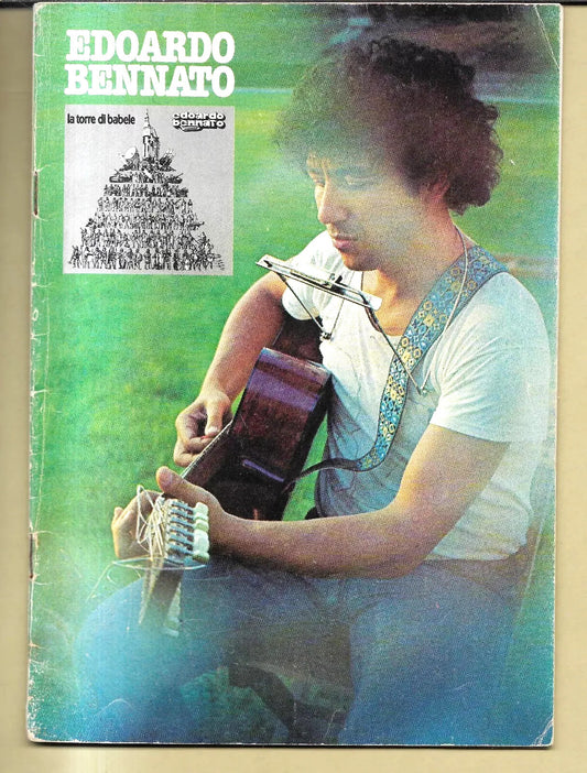 SPARTITO EDOARDO BENNATO LA TORRE DI BABELE MODULO UNO 1976 RARO