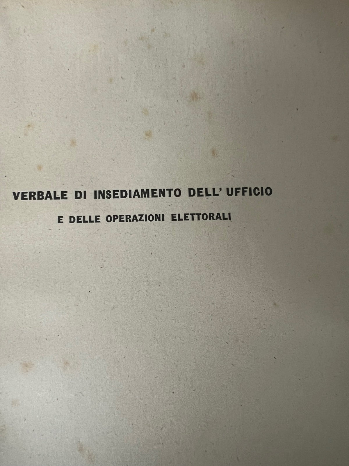 VENTENNIO MINISTERO DELL'INTERNO LEGGE ELETTORALE POLITICA 1924 ROMA