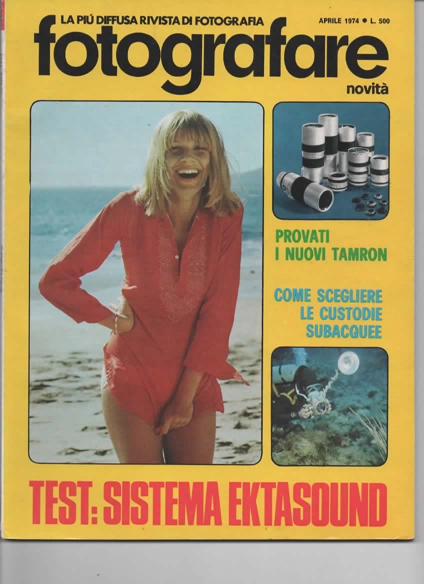 RIVISTA FOTOGRAFARE ANNO III N 4 aprile 1974 - SISTEMA REFLEX