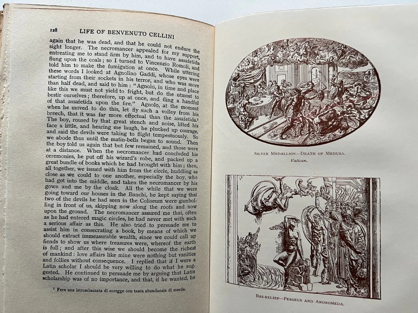 THE LIFE OF BENVENUTO CELLINI , JOHN ADDINGTON SYMONDS 1920 MACMILLIAN