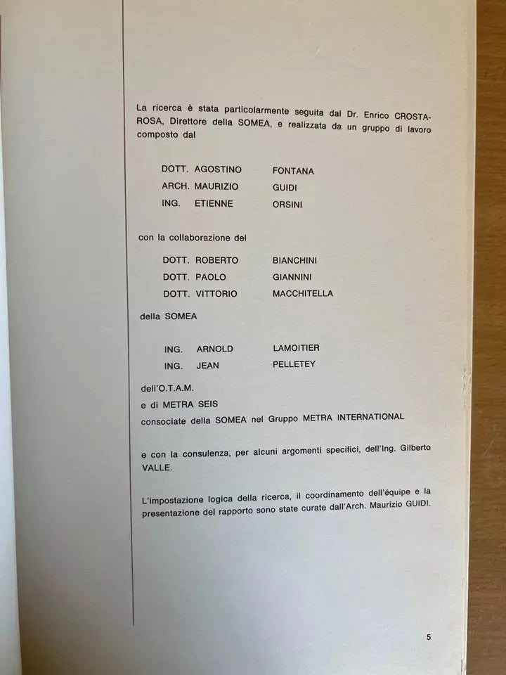 ARCHITETTURA STUDIO PILOTA PER NUOVI CENTRI TURISTICO RESIDENZIALI 3 VOL. 1968