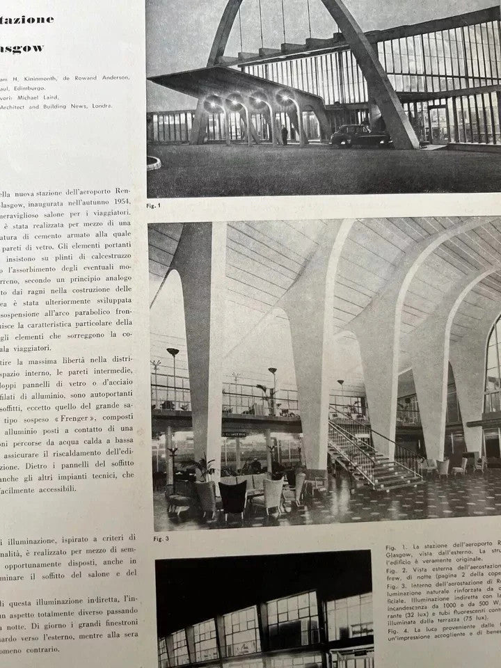 Architettura DESIGN Rivista Internazionale d'illuminazione anno IV n° 8 , 1959
