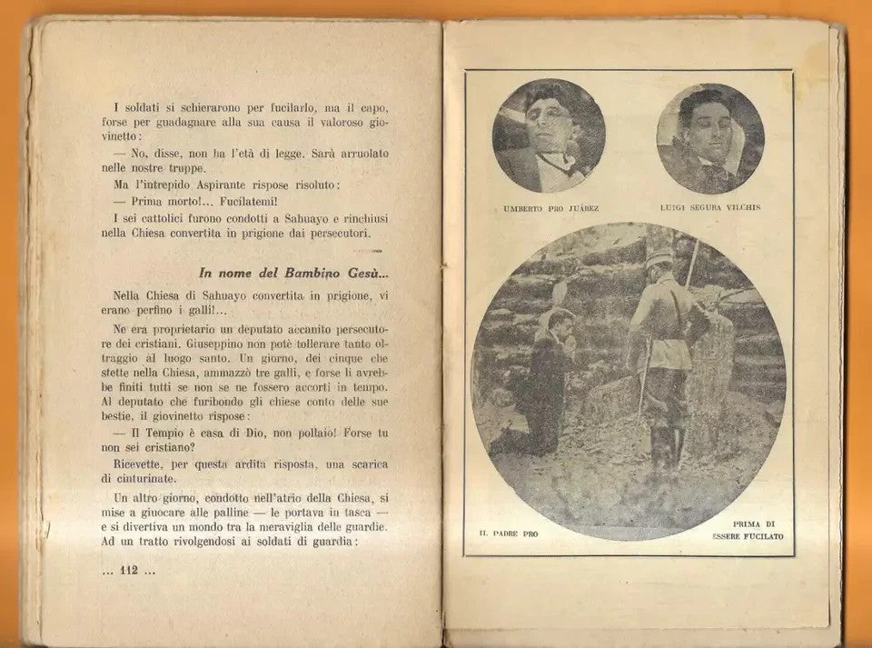 GIOVINEZZA EROICA MARTIRIO DI ALCUNI SOCI ASS CATTOLICA GIOVENTU' MESSICANA 1932