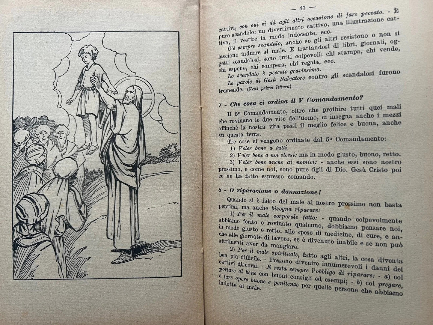 SCIENZA DI VITA VOL. II DIO E' L'AIUTO 1941 SAC. LUIGI LOCATELLI ILLUSTRATO