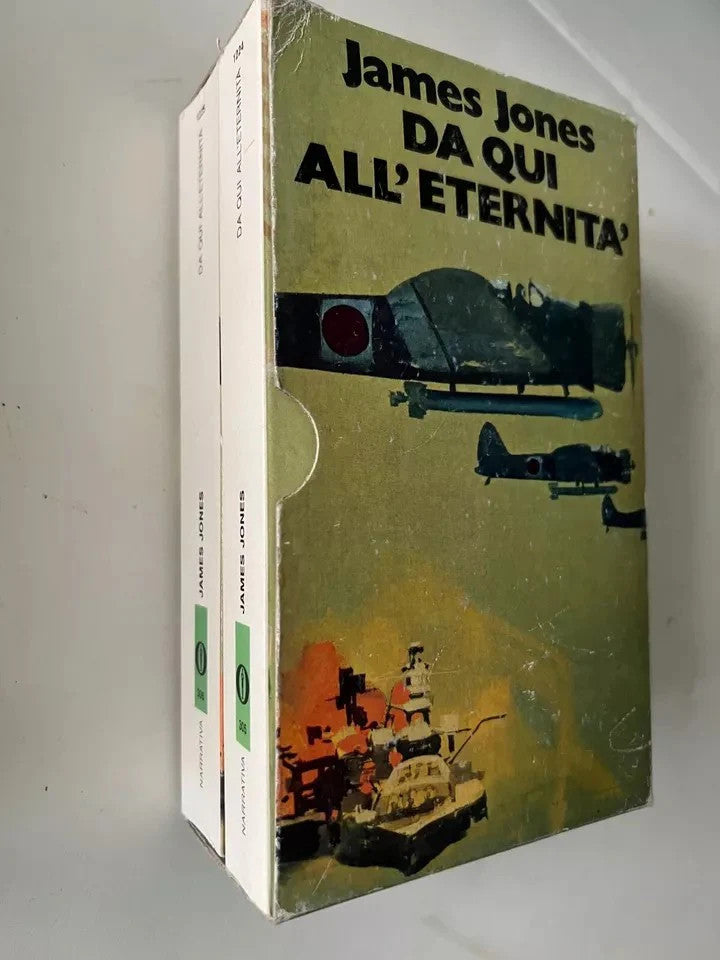 JAMES JONES DA QUI' ALL'ETERNITA' 2 VOLUMI MONDADORI 1980 CON COFANETTO