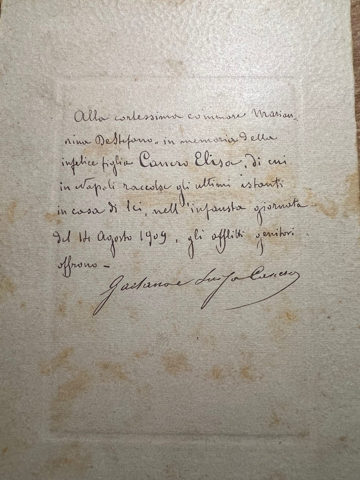 Foto 1909 Memento Mori, giovane ragazza, stampa all'albume ritoccata a colori