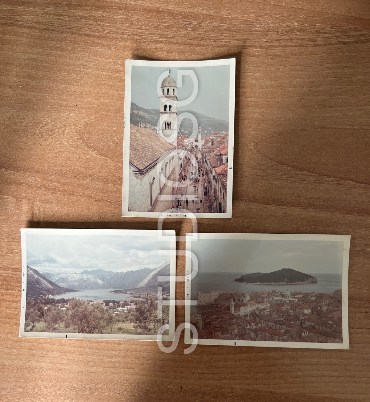 DUBROVNIK 1968 3 VECCHIE FOTO KODACOLOR JUGOSLAVIA , CROATIA