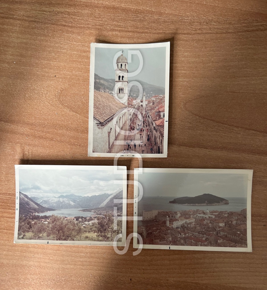DUBROVNIK 1968 3 VECCHIE FOTO KODACOLOR JUGOSLAVIA , CROATIA