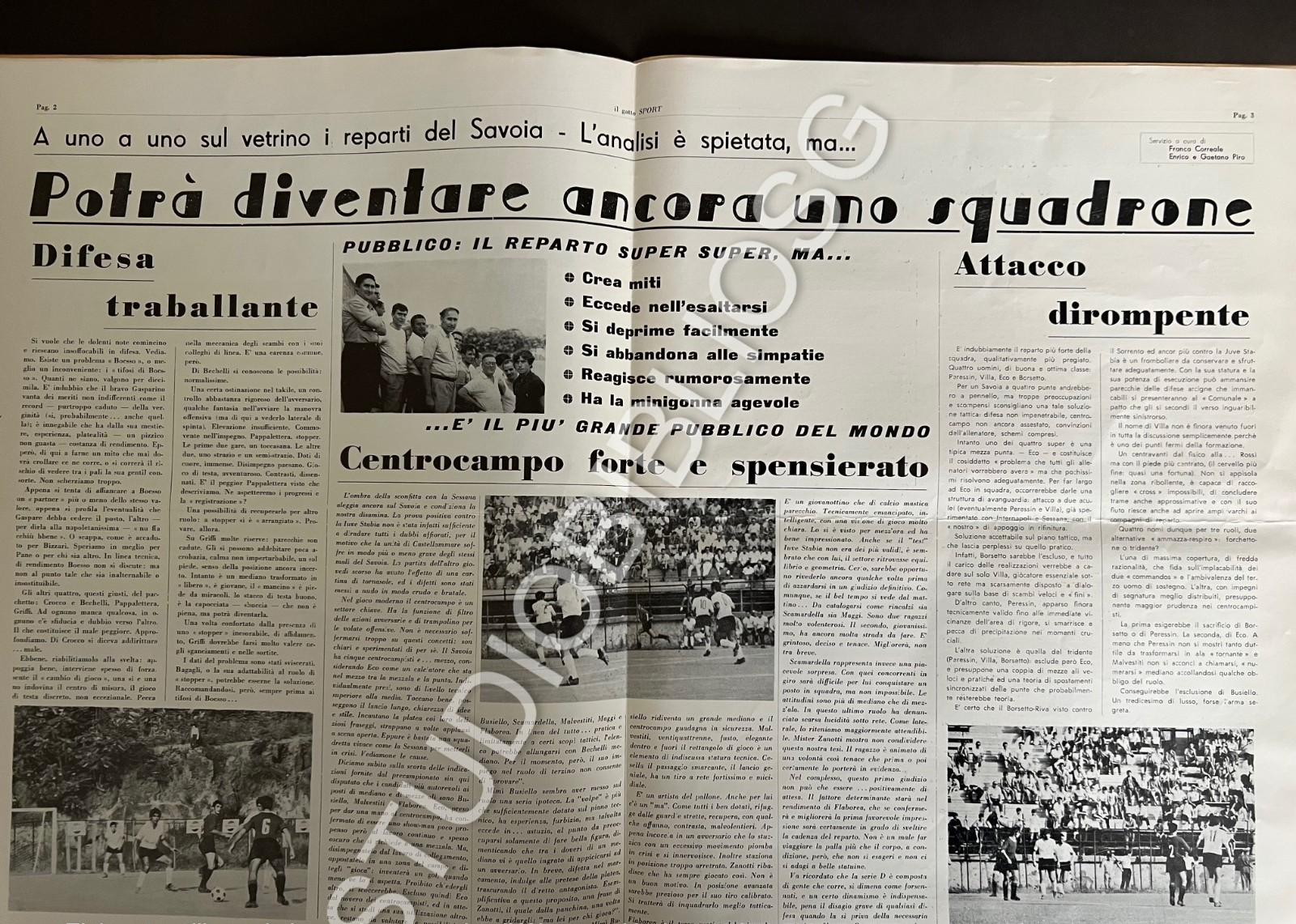TORRE ANNUNZIATA IL GATTO 1969 MENSILE ATTUALITA' SPORT CALCIO TURRIS SAVOIA