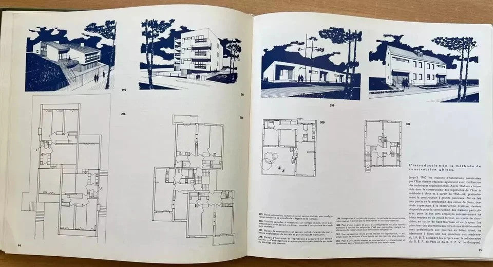 BUDAPEST INDUSTRIALISATION DU BATIMENT CONCEPTION DES PROJETS TECHNIQUES 1969