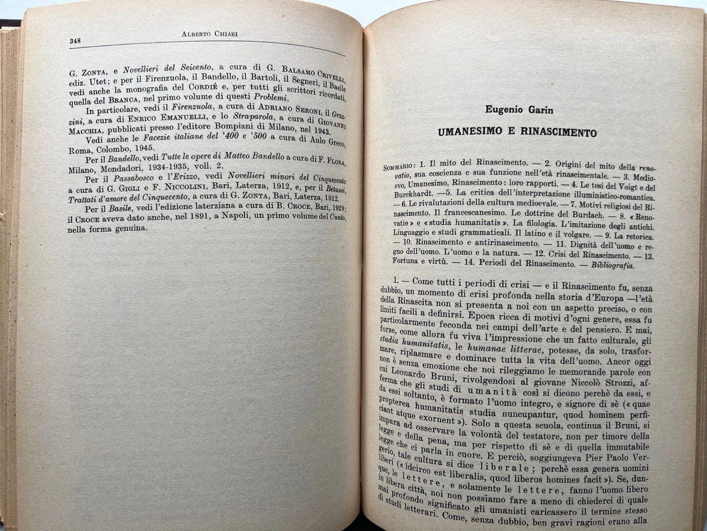 QUESTONI E CORRENTI DI STORIA LETTERARIA 1949 MARZORATI EDITORE