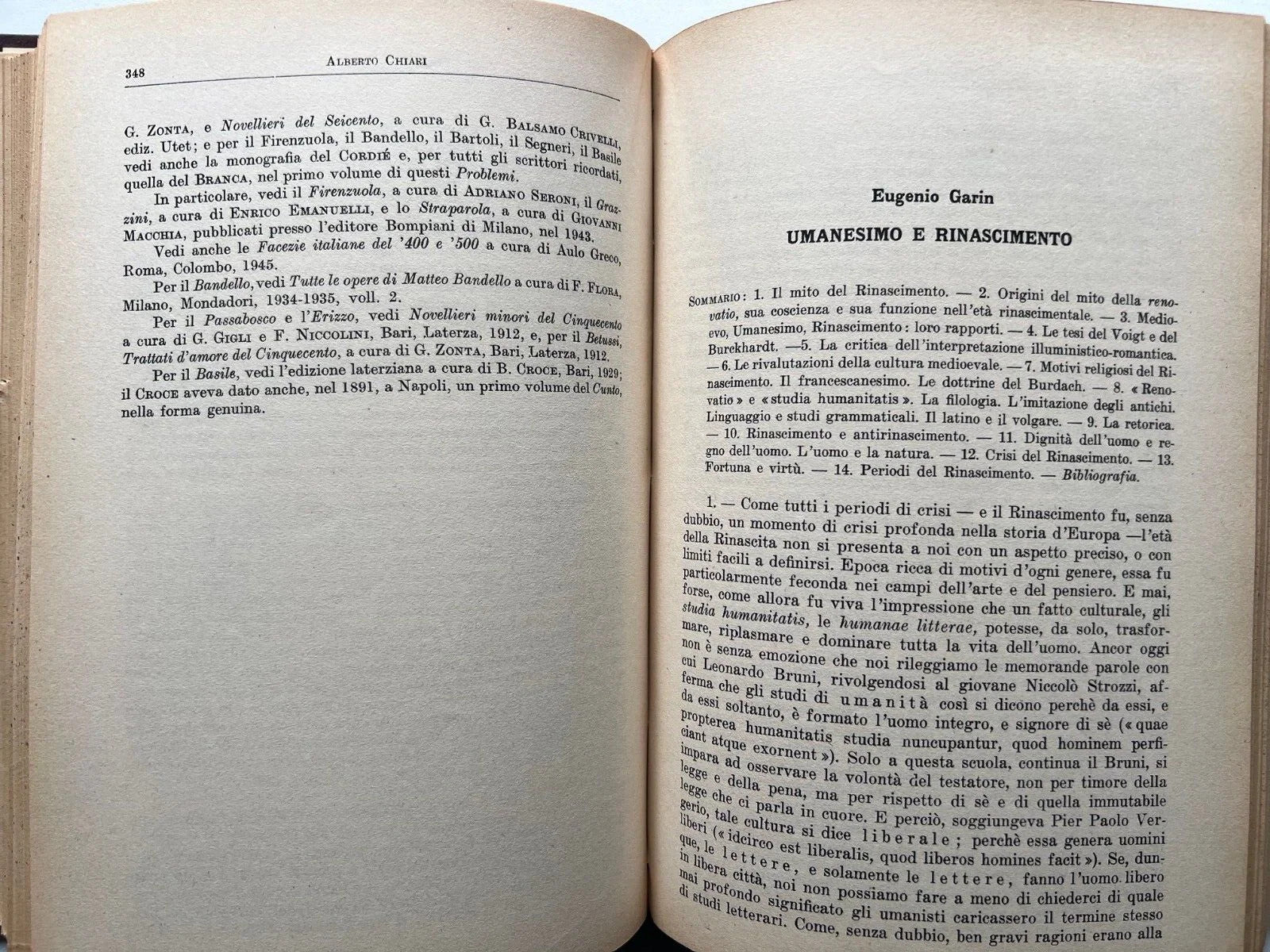 QUESTONI E CORRENTI DI STORIA LETTERARIA 1949 MARZORATI EDITORE