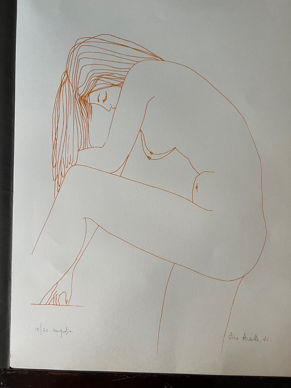 TORRE ANNUNZIATA OMAGGIO A PASQUALE VITIELLO 1971 5 SERIGRAFIE cm 70 X 50
