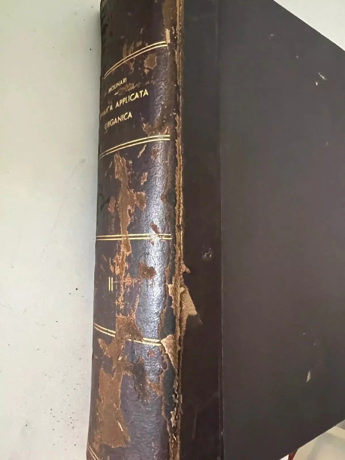 ETTORE MOLINARI CHIMICA ORGANICA PARTE II HOEPLI 1930 QUARTA EDIZIONE AMPLIATA