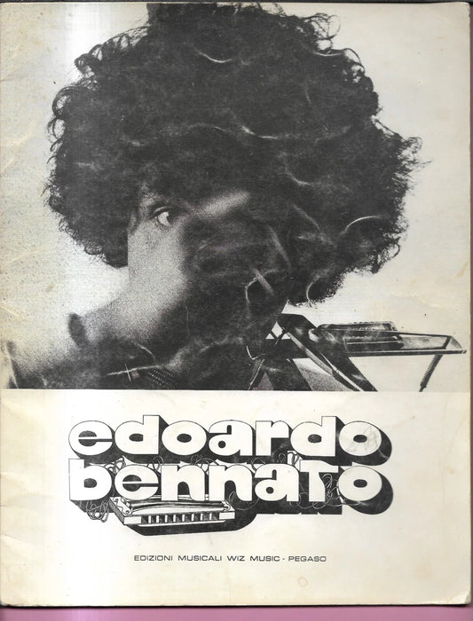 RARO SPARTITO EDOARDO BENNATO RACCOLTA DI CANZONI 1976 EDIZIONI WIZ MUSIC