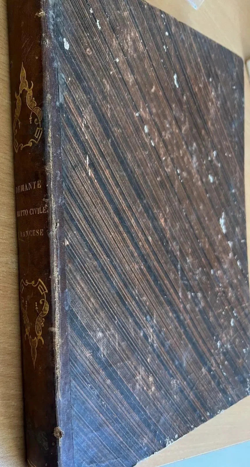1845 Programma del Corso di Diritto Civile Francese di A. M. Demante Napoli