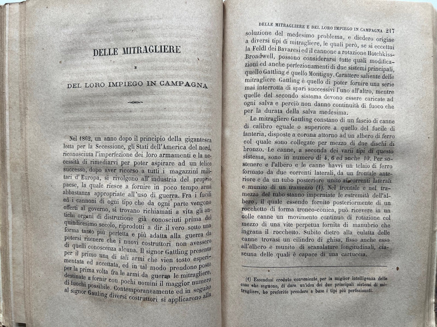 RIVISTA MILITARE ITALIANA ROMA 1873 RACCOLTA MENSILE DELL' ESERCITO ITALIANO