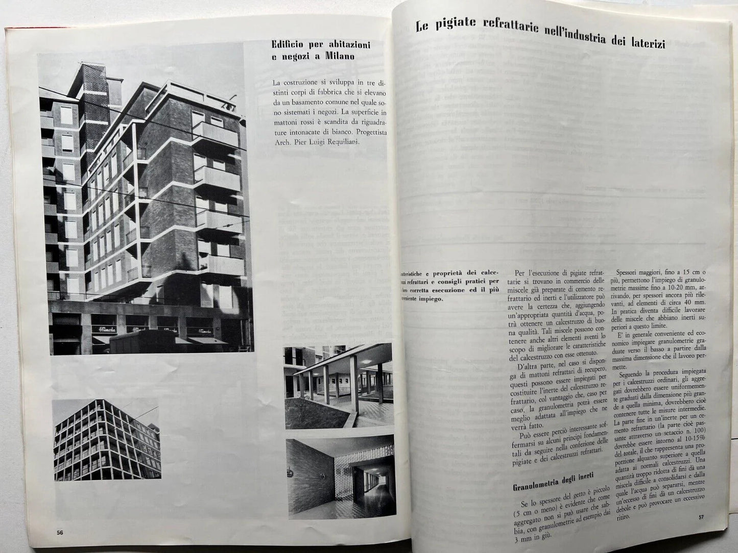L'INDUSTRIA ITALIANA DEI LATERIZI FASCICOLO 2 DEL 1967 INGEGNERIA