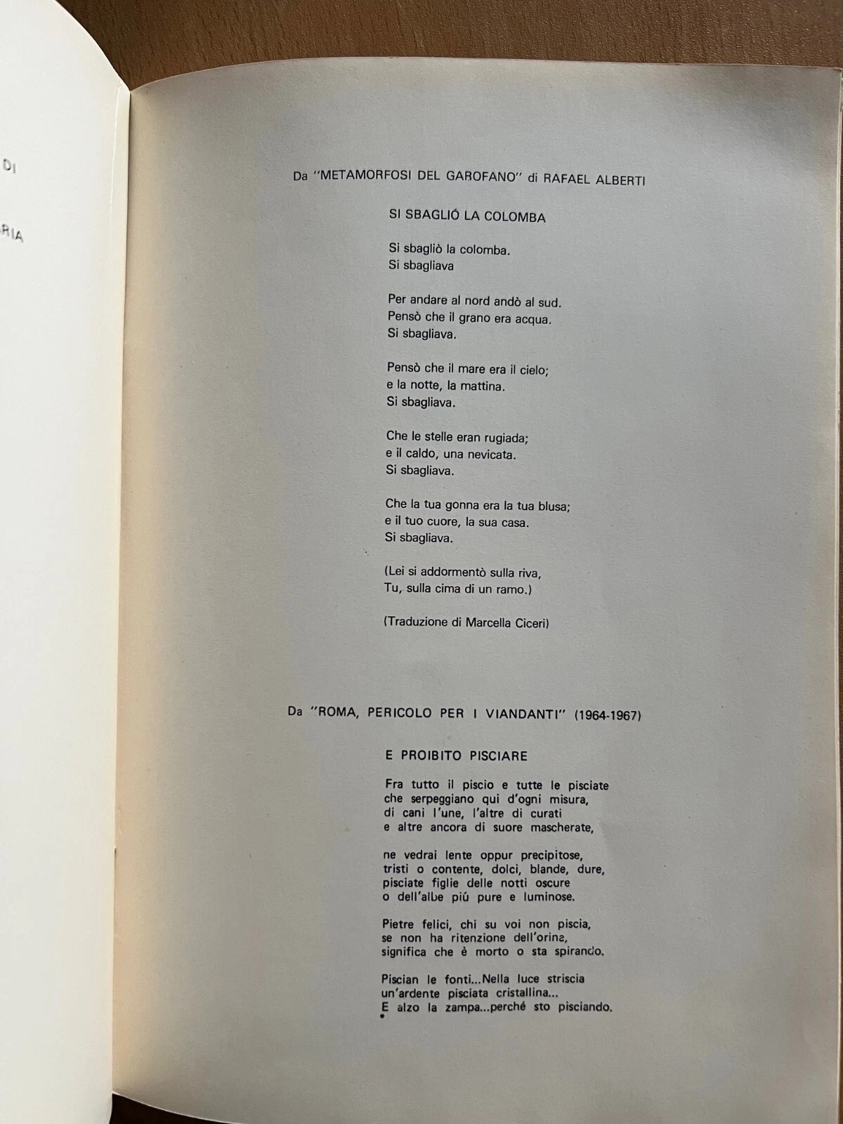 NURIA ESPERT - RAFAEL ALBERTI AIRE Y CANTO DE LA POESIA DE ESPANA NAPOLI 1982