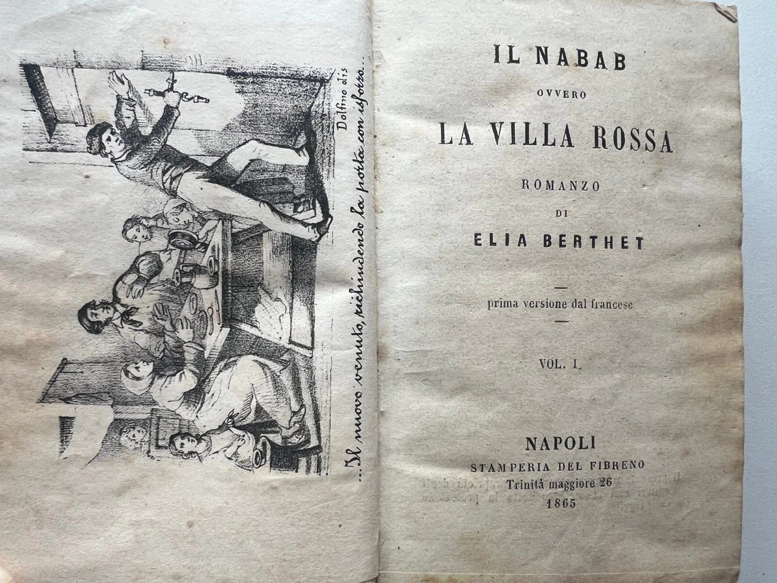 RARO NAPOLI 1865 IL NABAB - L'OREFICE INSANGUINATO - IN DIFESA DEL VATICANO